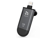 Adam Elements iKlips C, FlashDrive, 128 GB Speicher, Lightning & USB-C, MiFi