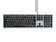 Satechi Slim W3 Wired Backlit Keyboard, Volltastatur, USB-C, grau