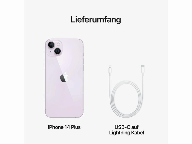 Apple iPhone 14 Plus, 128 GB, violett