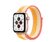 Apple Watch SE, GPS & Cellular, 40 mm, Aluminium gold, Sportloop gelb/weiß