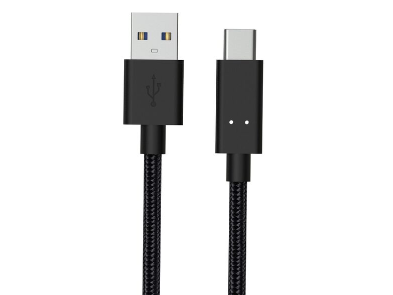 Networx Daten- und Ladekabel, USB-A auf USB-C, 1 m, schwarz