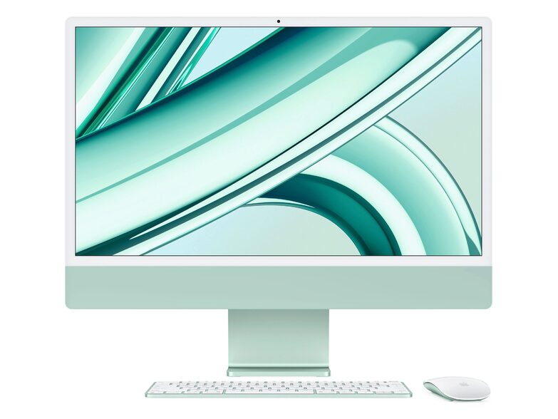 Apple iMac 24", M3 8-Core CPU, 8-Core GPU, 8 GB RAM, 512 GB SSD, grün