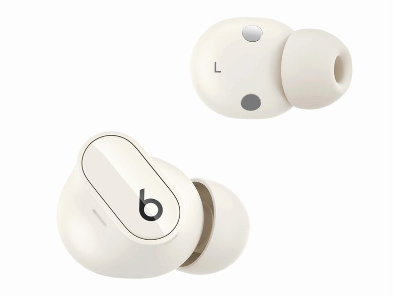 Beats Studio Buds +, Wireless In-Ear-Kopfhörer, Bluetooth, ANC, cremeweiß