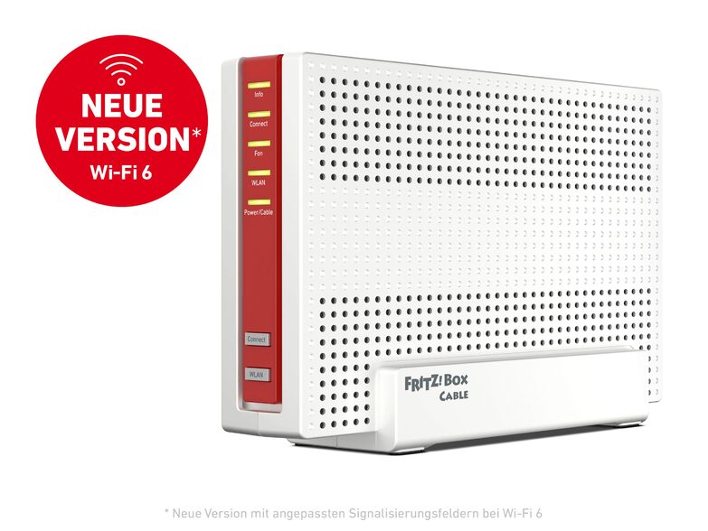 AVM FRITZ!Box 6690, Router mit Kabel-Modem, Wi-Fi 6, 4x Gbit-LAN, DECT