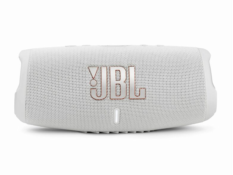 JBL Charge 5, Bluetooth Lautsprecher, IP67, 40W, USB-C mit Powerbank, weiß