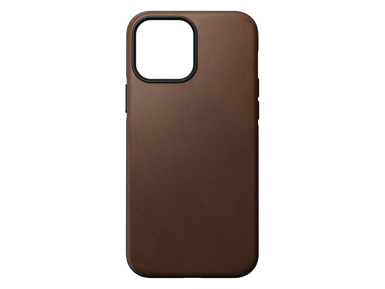 Nomad Modern Case, Leder-Schutzhülle für iPhone 13 Pro Max, mit MagSafe, braun