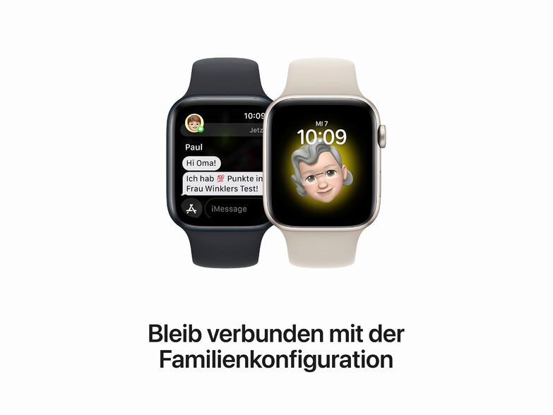 Apple Watch SE (2022), GPS & Cell., 40mm, Alu. mitternacht, Sportb. mitternacht