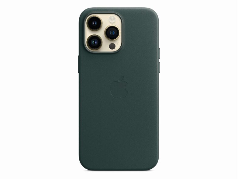 Apple iPhone Leder Case mit MagSafe, für iPhone 14 Pro Max, waldgrün