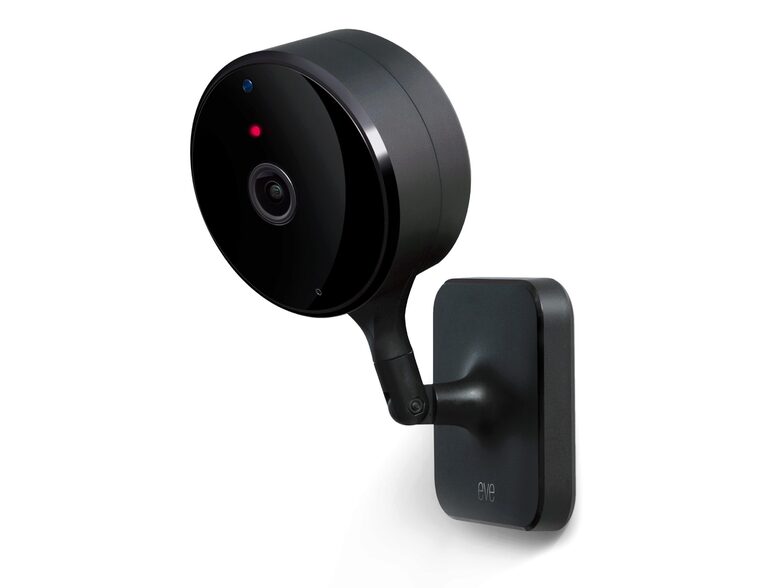 Eve Cam (2023), Smarte Sicherheitskamera, für Apple HomeKit, schwarz