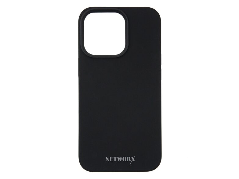 Networx Silikon Case, Schutzhülle mit MagSafe, für iPhone 13, schwarz