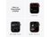 Apple Watch Nike Series 7, 41 mm, Alu. sternenlicht, Sportb. plat./schwarz