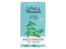 Prêt à Pousser Kapsel "Basilikum", Pflanzenkapsel für Lilo und Modulo