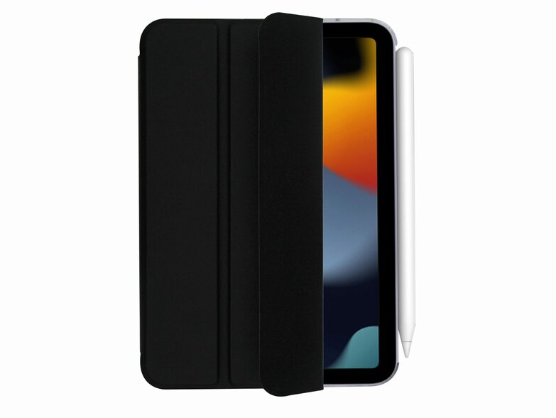 Networx Greenline Smartcase, Kunstleder-Schutzhülle für iPad mini, schwarz