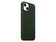 Apple iPhone Leder Case mit MagSafe, für iPhone 13, schwarzgrün