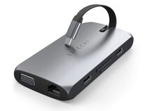 Satechi USB-C On-the-Go Multiport Adapter, USB-A, Ethernet, HDMI, microSD, VGA