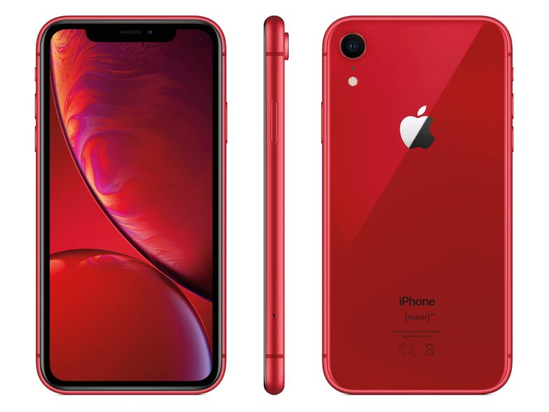 Apple iPhone XR, 64 GB, (PRODUCT)RED rot