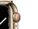 Apple Watch Series 7, GPS & Cellular, 41 mm, Edelstahl gold, Milanaise gold