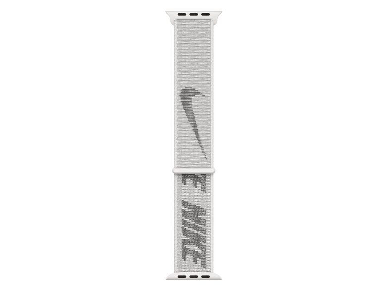 Apple Nike Sport Loop, für Apple Watch 45 mm, Nylon, summit white