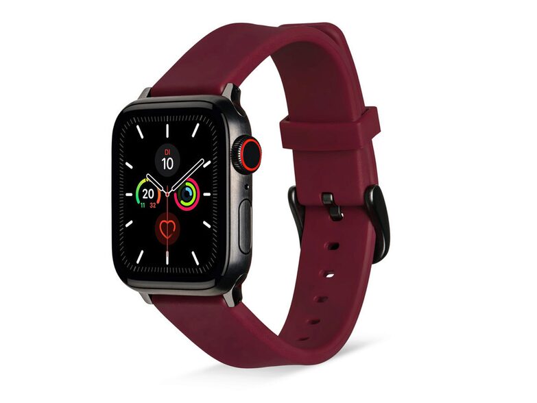 Artwizz WatchBand Silicone, Armband für Apple Watch 38/40 mm, Silikon, rot