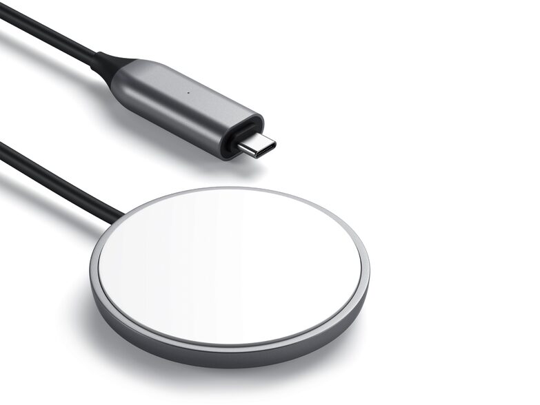 Satechi Magnetic Wireless Charging Cable, für MagSafe, USB-C, 7,5 W, schwarz