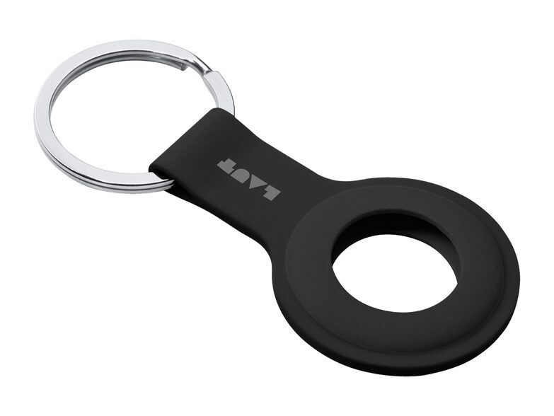 LAUT HUEX TAG, Anhänger mit Schlüsselring für Apple AirTag, schwarz