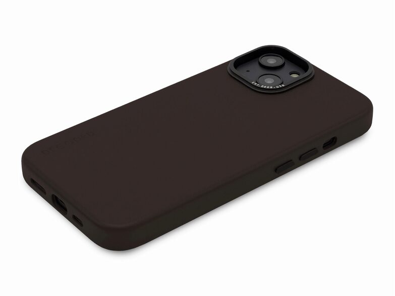 Decoded Back Cover, Leder-Schutzhülle für iPhone 14 Plus, mit MagSafe, braun