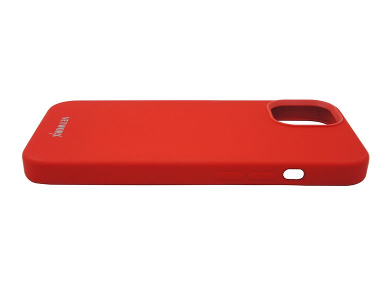 Networx Silikon Case, Schutzhülle mit MagSafe, für iPhone 13, rot