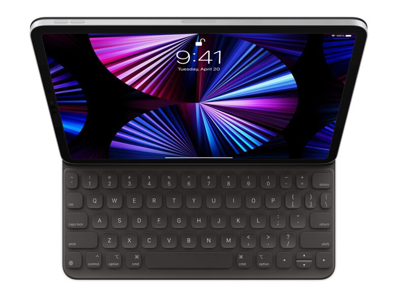 Apple Smart Keyboard Folio 2020, für iPad Pro 11", iPad Air, US-engl., schwarz
