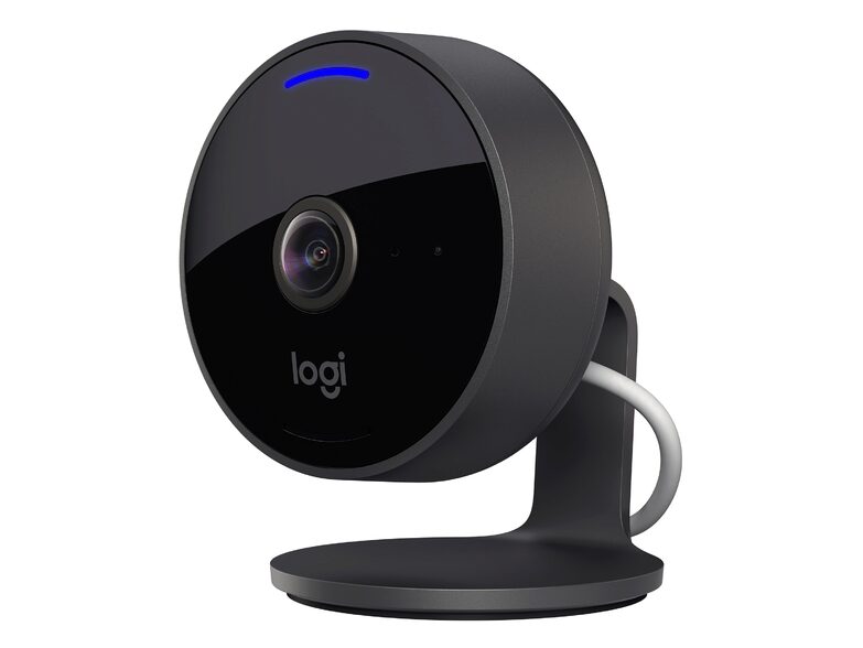 Logitech Circle View, Full-HD-Sicherheitskamera, HomeKit, graphit