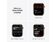Apple Watch Series 7, GPS & Cellular, 45 mm, Edelstahl gold, Milanaise gold