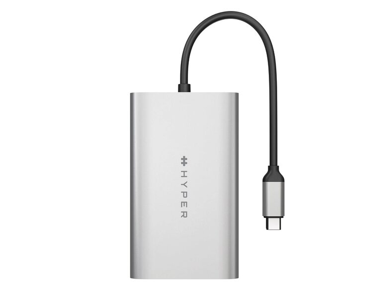 Hyper HyperDrive Dual 4K HDMI Adapter, für MacBook Air/Pro, HDMI/USB-C, grau