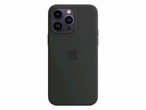 Apple iPhone Silikon Case mit MagSafe, für iPhone 14 Pro Max, mitternacht