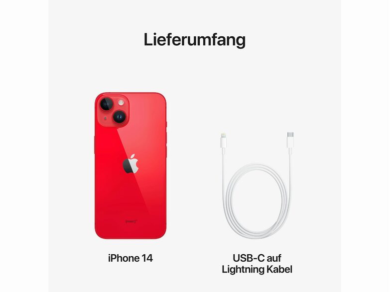 Apple iPhone 14, 512 GB, (PRODUCT) Red