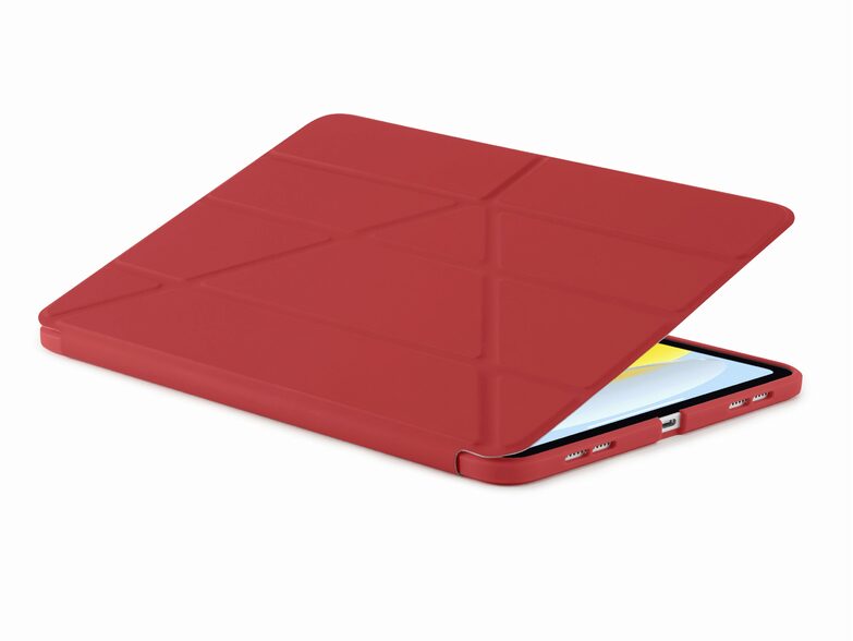 Pipetto Origami Case, Schutzhülle für iPad 2022, rot