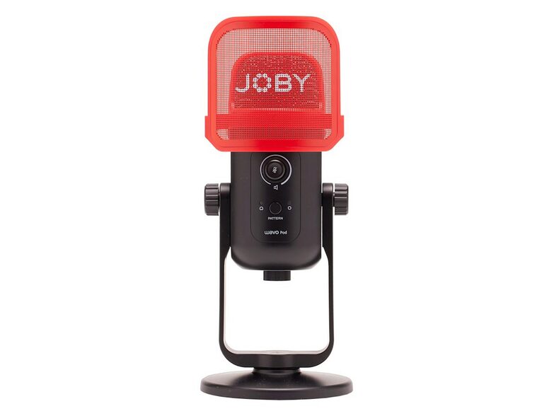 Joby Wavo POD, Großmembran-USB-Mikrofon mit Ploppschutz, schwarz