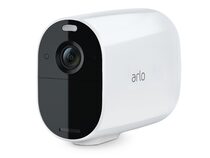 Arlo Essential XL Spotlight, WLAN-Überwachungskamera, kabellos, weiß