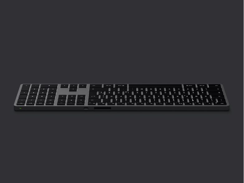 Satechi Slim X3 Bluetooth Backlit Keyboard, Volltastatur, Bluetooth, grau