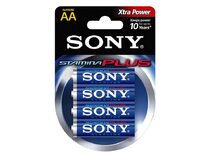Sony Stamina Plus, 1,5 Volt AA Batterie, 4er-Pack Alkaline