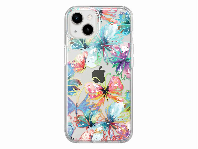 LAUT Crystal Palette Butterfly, Schutzhülle für iPhone 14, bunt