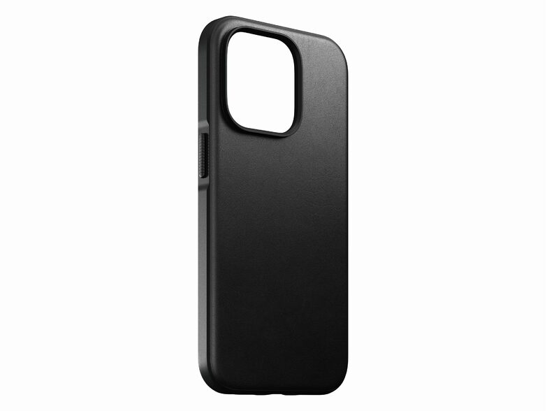 Nomad Modern Case, Leder-Schutzhülle für iPhone 14 Pro Max, MagSafe, schwarz