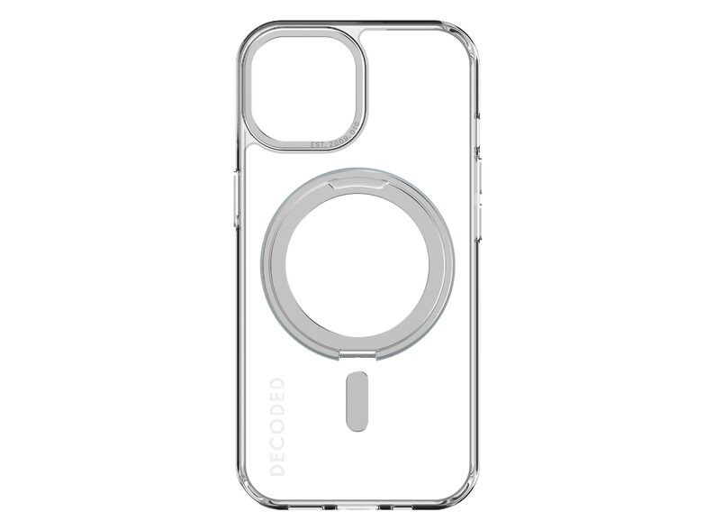 Decoded Recycled Plastic Loop Back Cover, Hülle für iPhone 15, MagSafe, clear