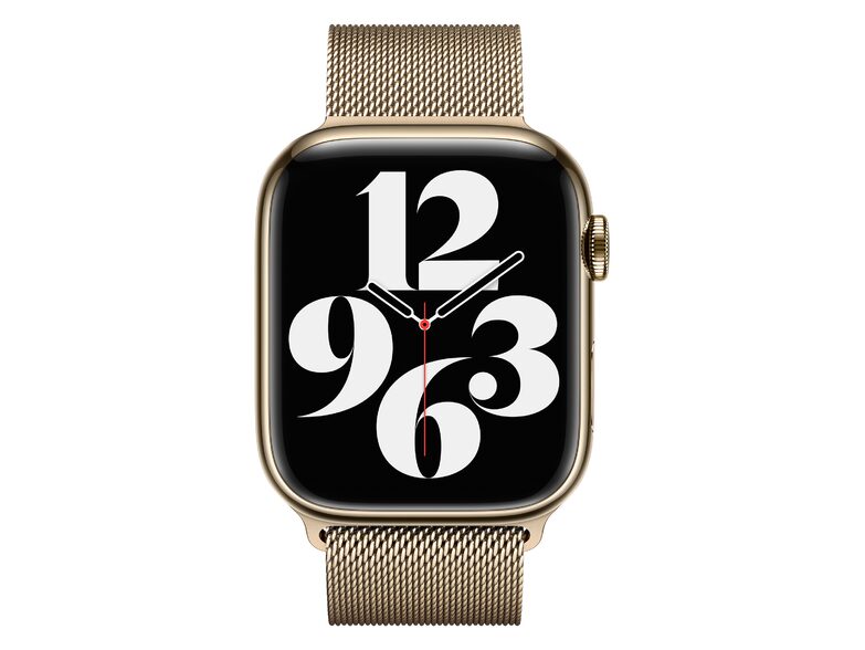 Apple Milanaise Armband, für Apple Watch 45 mm, Metal, gold