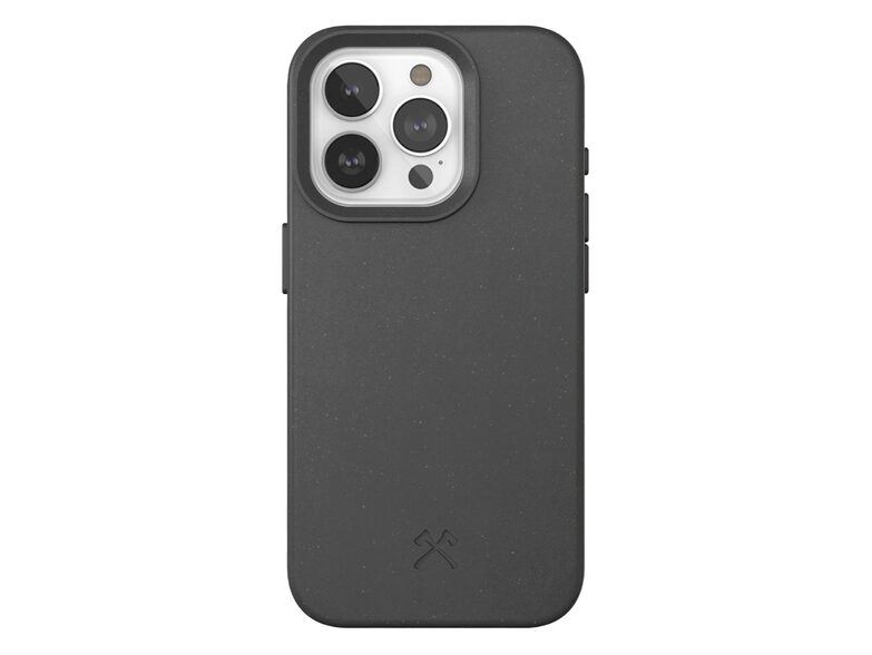 Woodcessories Bio Case MagSafe, Schutzhülle für iPhone 15 Pro, schwarz