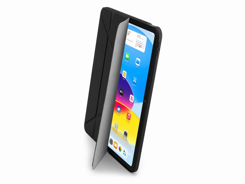 Pipetto Origami Case, Schutzhülle für iPad 2022, schwarz