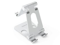 Networx Aluminium Stand, faltbarer iPad/iPhone Ständer, Aluminium, silber