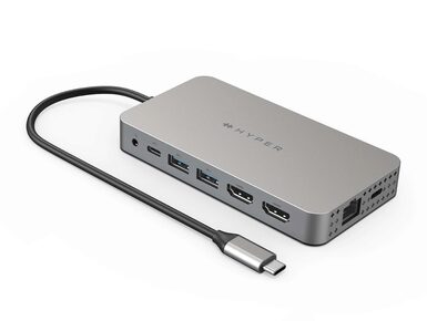 Hyper HyperDrive Dual 4K HDMI 10-in-1 USB-C Hub