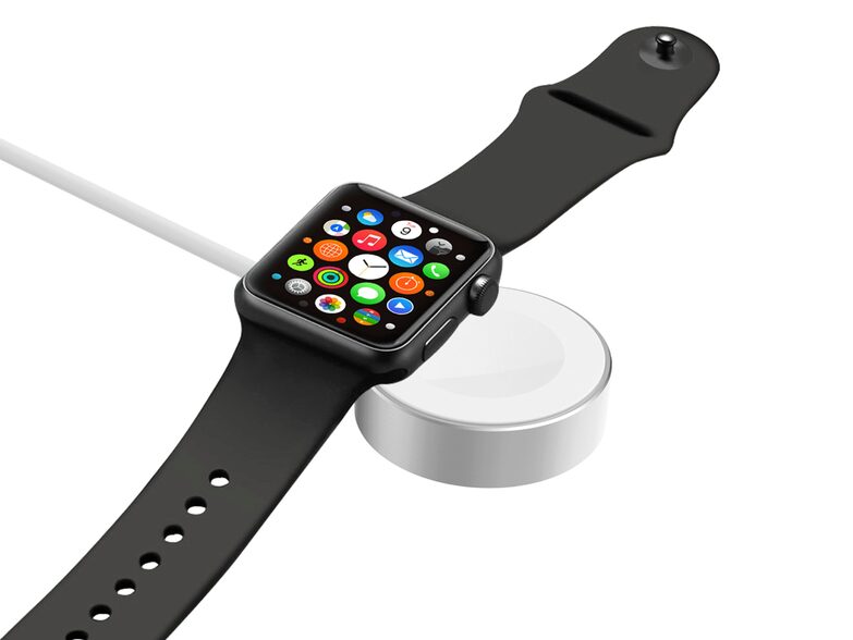 Networx Magnetisches Ladekabel, für Apple Watch, USB-C, 12 cm, silber