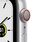 Apple Watch SE, GPS & Cellular, 40mm, Aluminium silber, Sport Loop dunkelmarine