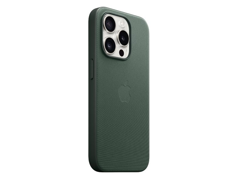 Apple iPhone Feingewebe Case mit MagSafe, für iPhone 15 Pro Max, immergrün