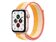 Apple Watch SE, GPS & Cellular, 44 mm, Aluminium gold, Sportloop gelb/weiß